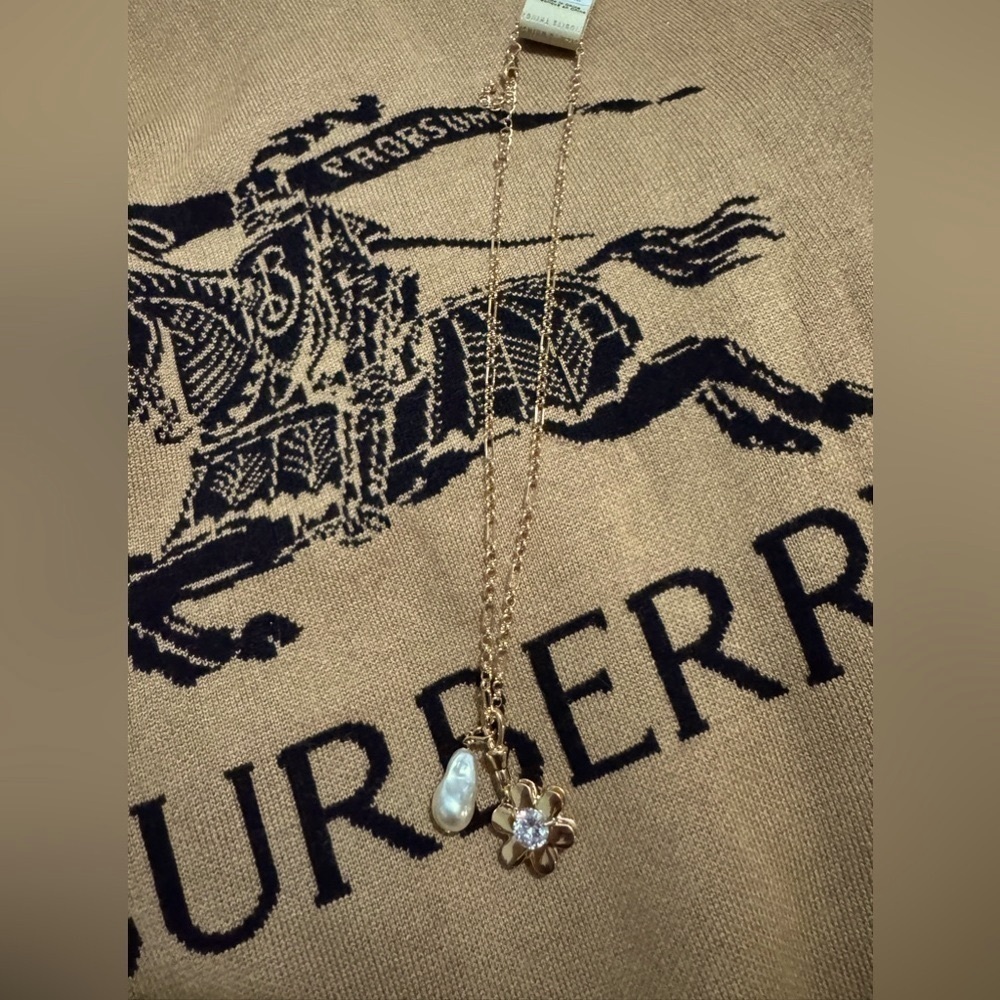 New - Anthropologie statement necklace with removable charm - Picture 3 of 5